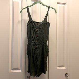 Olive green romper